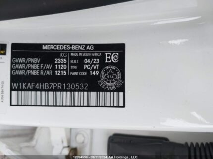 W1KAF4HB7PR130532 2023 MERCEDES-BENZ