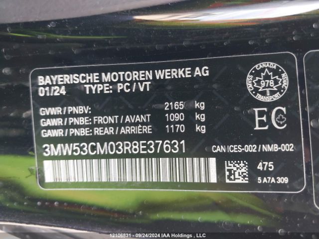 3MW53CM03R8E37631 2024 BMW
