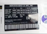 4JGDA2EB4GA789015 2016 MERCEDES-BENZ