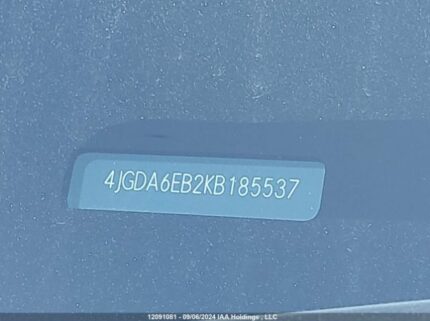 4JGDA6EB2KB185537 2019 MERCEDES-BENZ
