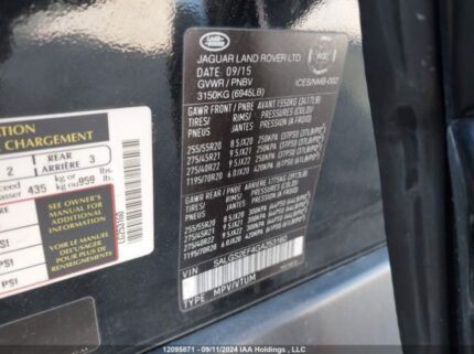 SALGS2EF4GA253160 2016 LAND ROVER