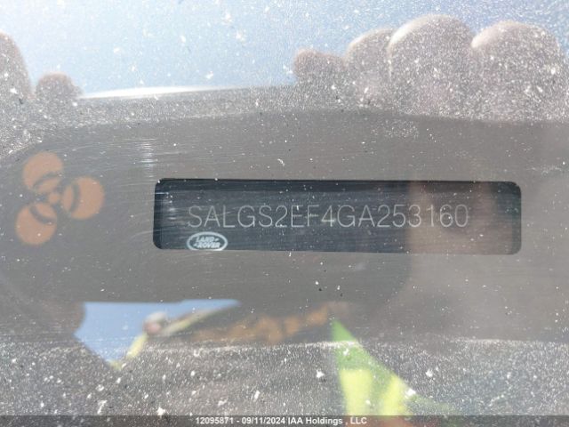 SALGS2EF4GA253160 2016 LAND ROVER