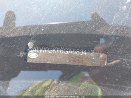 SALWR2KF6GA583412 2016 LAND ROVER