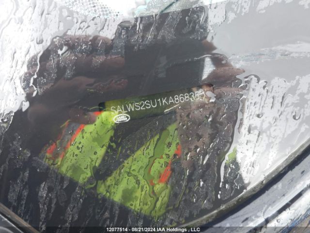 SALWS2SU1KA868353 2019 LAND ROVER