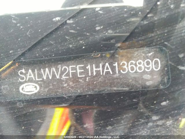 SALWV2FE1HA136890 2017 LAND ROVER