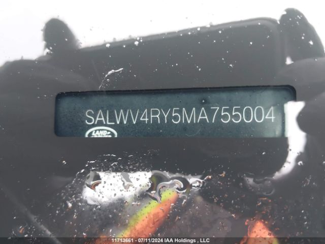 SALWV4RY5MA755004 2021 LAND ROVER