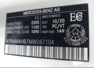 W1N4M4HB7MW087104 2021 MERCEDES-BENZ