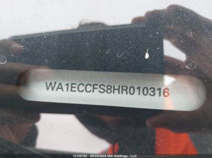 WA1ECCFS8HR010316 2017 AUDI