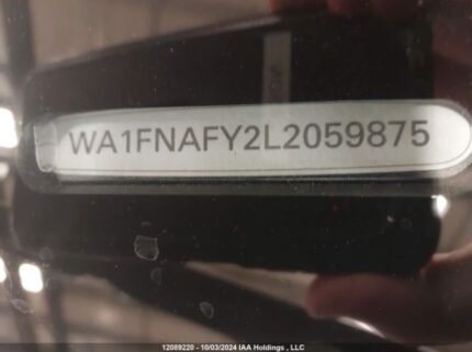 WA1FNAFY2L2059875 2020 AUDI