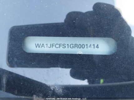 WA1JFCFS1GR001414 2016 AUDI