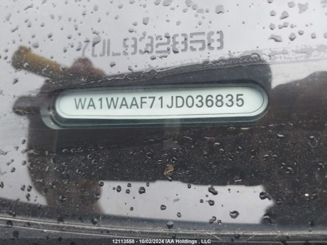 WA1WAAF71JD036835 2018 AUDI