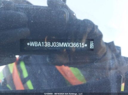 WBA13BJ03MWX36615 2021 BMW