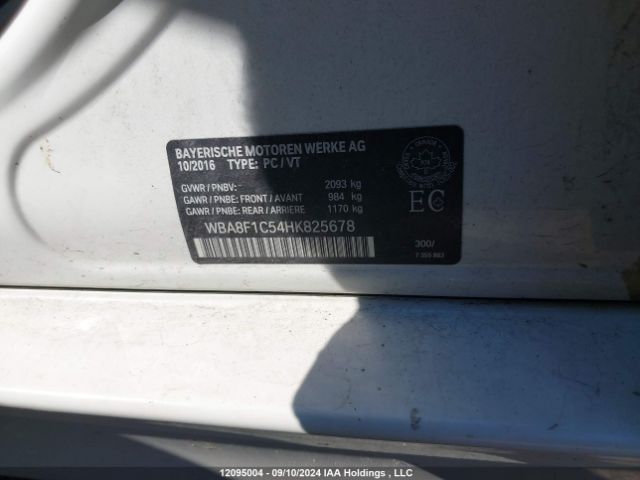 WBA8F1C54HK825678 2017 BMW