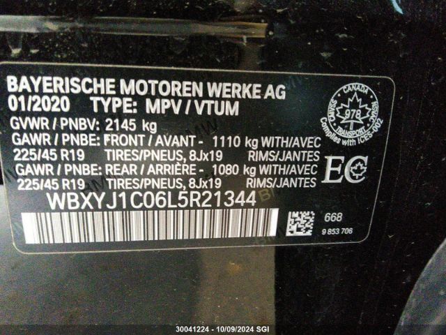 WBXYJ1C06L5R21344 2020 BMW