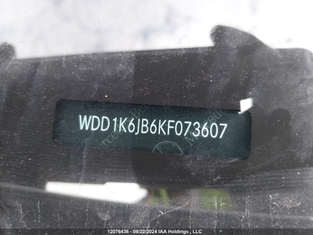 WDD1K6JB6KF073607 2019 MERCEDES-BENZ