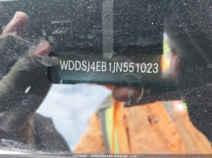 WDDSJ4EB1JN551023 2018 MERCEDES-BENZ