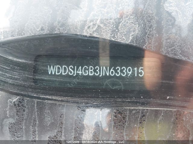 WDDSJ4GB3JN633915 2018 MERCEDES-BENZ
