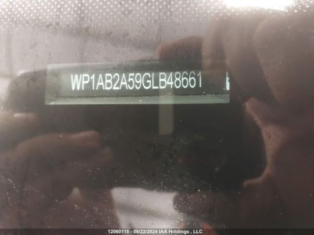 WP1AB2A59GLB48661 2016 PORSCHE