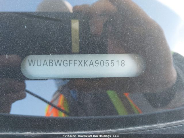 WUABWGFFXKA905518 2019 AUDI