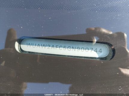 WUAW2AFC5GN900744 2016 AUDI