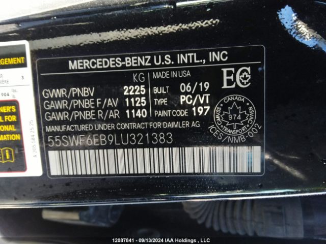 55SWF6EB9LU321383 2020 MERCEDES-BENZ