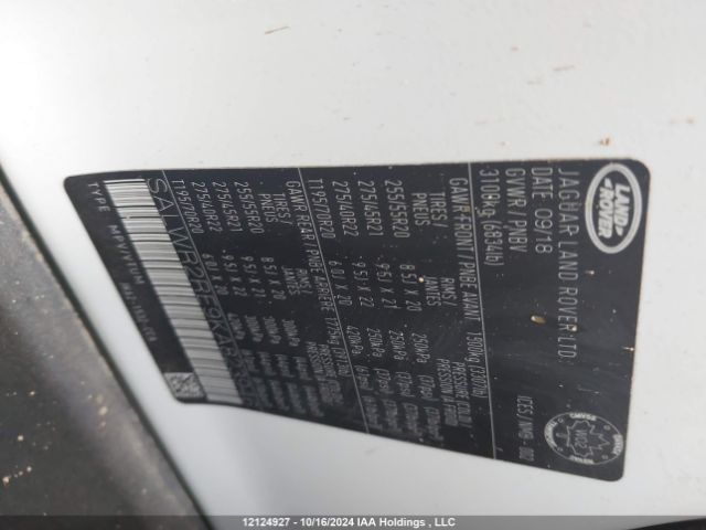 SALWR2RE9KA823946 2019 LAND ROVER