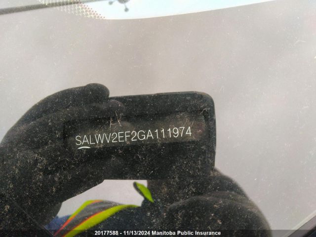 SALWV2EF2GA111974 2016 LAND ROVER