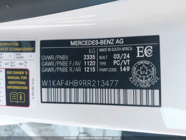 W1KAF4HB9RR213477 2024 MERCEDES-BENZ