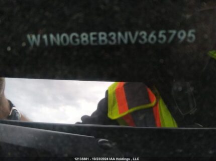 W1N0G8EB3NV354795 2022 MERCEDES-BENZ