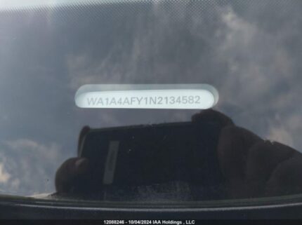 WA1A4AFY1N2134582 2022 AUDI