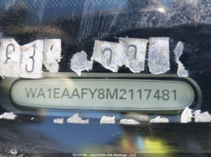 WA1EAAFY8M2117481 2021 AUDI