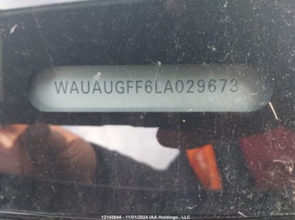 WAUAUGFF6LA029673 2020 AUDI