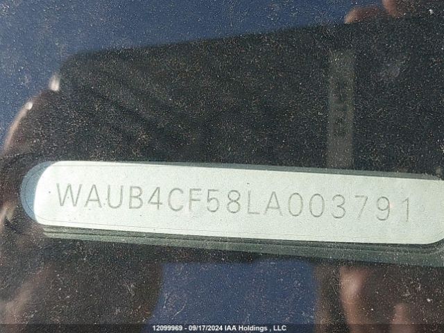 WAUB4CF58LA003791 2020 AUDI