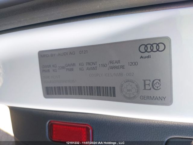 WAUFACF50MA030351 2021 AUDI