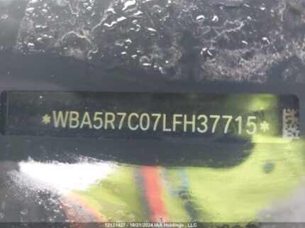 WBA5R7C07LFh37715 2020 BMW