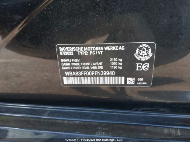 WBA83FF00PFn39940 2023 BMW