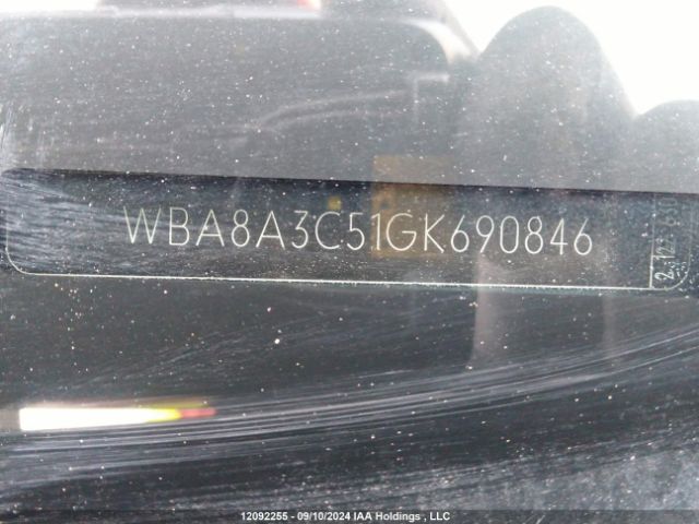 WBA8A3C51GK690846 2016 BMW