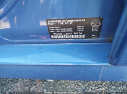 WBA8B7C30HA190154 2017 BMW