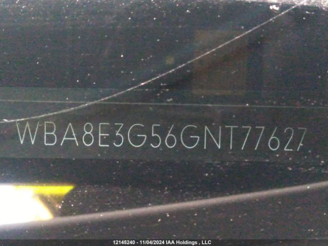 WBA8E3G56GNT77627 2016 BMW