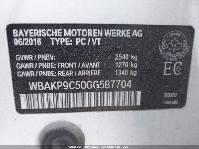 WBAKP9C50GG587704 2016 BMW