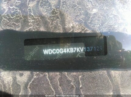 WDC0G4KB7KV137129 2019 MERCEDES-BENZ