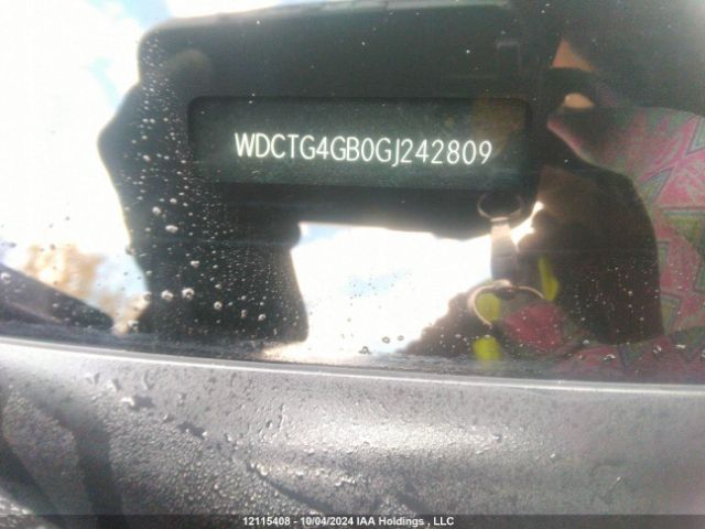 WDCTG4GB0GJ242809 2016 MERCEDES-BENZ