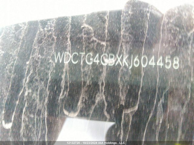 WDCTG4GBXKJ604458 2019 MERCEDES-BENZ