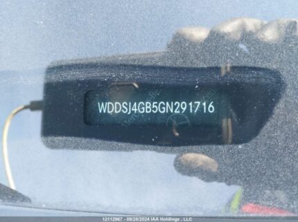 WDDSJ4GB5GN291716 2016 MERCEDES-BENZ