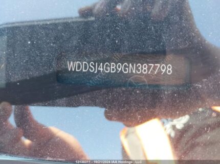 WDDSJ4GB9GN387798 2016 MERCEDES-BENZ