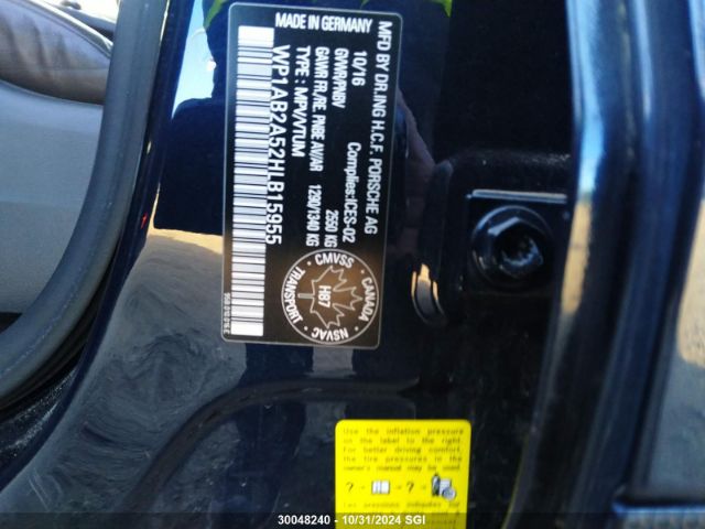 WP1AB2A52HLB15955 2017 PORSCHE
