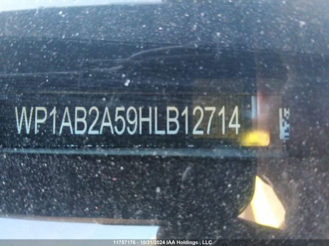 WP1AB2A59HLB12714 2017 PORSCHE