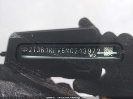 2T3B1RFV6MC213972 2021 TOYOTA