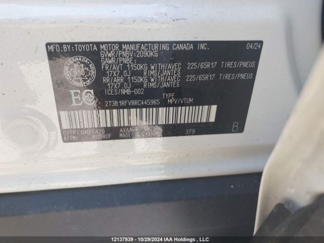 2T3B1RFV8RC445965 2024 TOYOTA