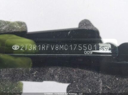 2T3R1RFV8MC175501 2021 TOYOTA